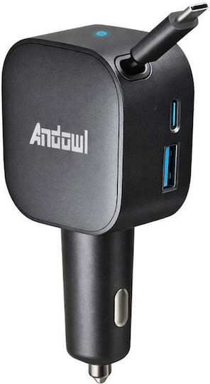 Andowl Fast Car Charger 120w 9a Pro Fast Car Charger