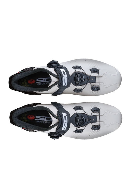 Sidi Home Plast Pantofi De Ciclism De Drum/Cursă Unisex Scăzuți Albi