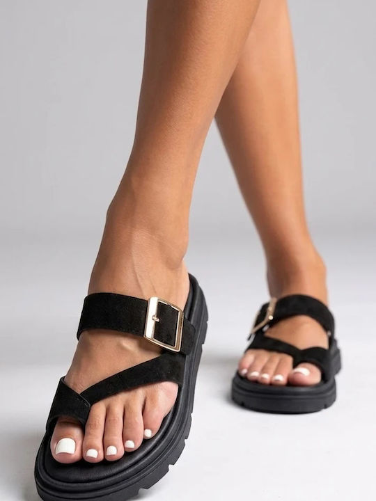 Women's Flat Sandals Flatforms Brown