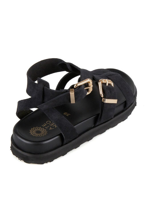 Women's Anatomic Gladiator Sandals Black