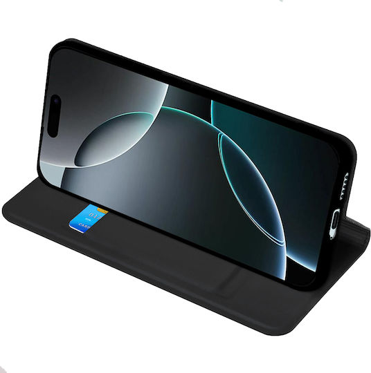 Techsuit Magskin Silicone Book Black (Galaxy S26 FE)