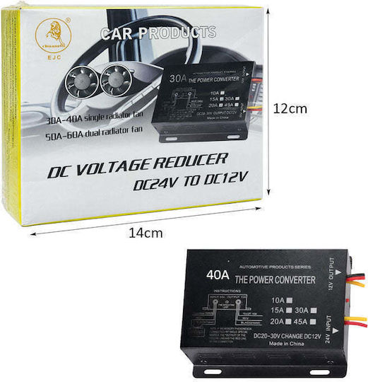 Ejc Transformator Convertor Auto Dc24v Dc12v 40a Transformator Buck Putere Auto