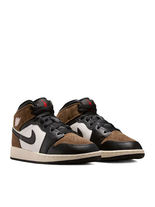 Air Jordan 1 Детски маратонки High Черни