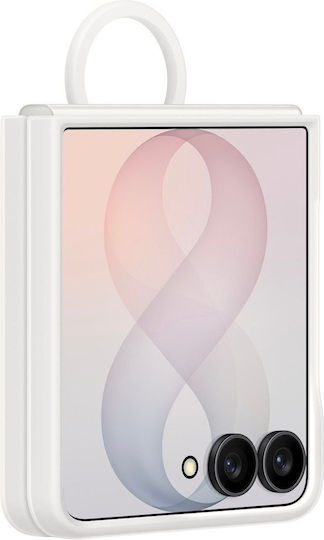 Samsung Magnetische Rückseite Hülle aus Silikon Weiß für Galaxy Z Flip8