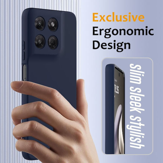 SSCase Back Cover Σιλικόνης Μπλε (Moto G47)