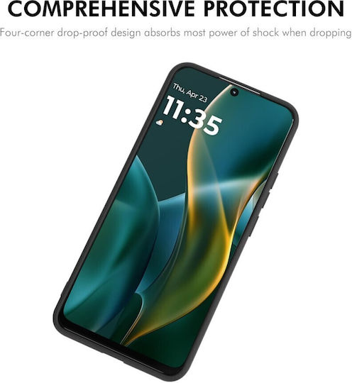 Enkay Liquid Back Cover Σιλικόνης Ροζ (Moto G47)