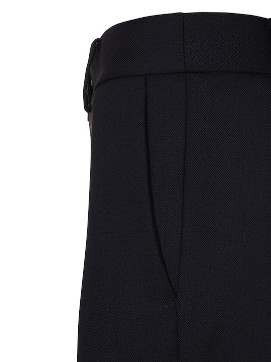 Women's Fabric Trousers Black