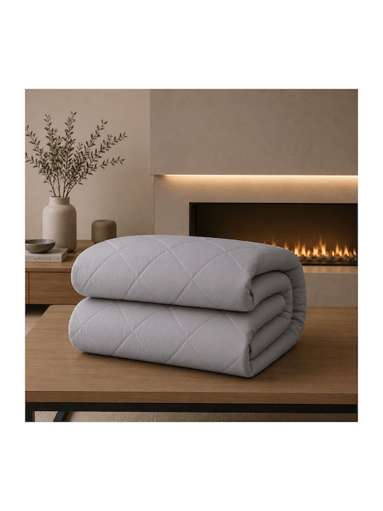 Astron Italy Übergröße Steppdecke 220x240cm Petrol 350 GSM