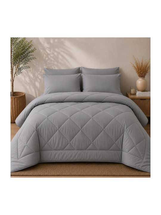 Astron Italy Übergröße Steppdecke 220x240cm Petrol 350 GSM