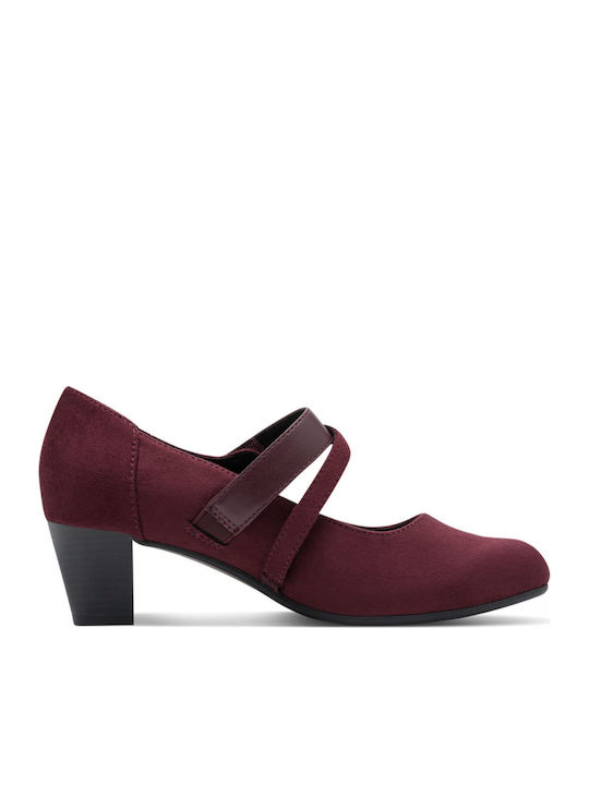 Heels with Strap Red