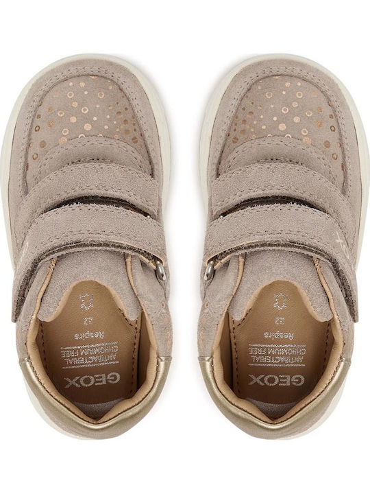 B Biglia Wildleder Kinderstiefel Beige