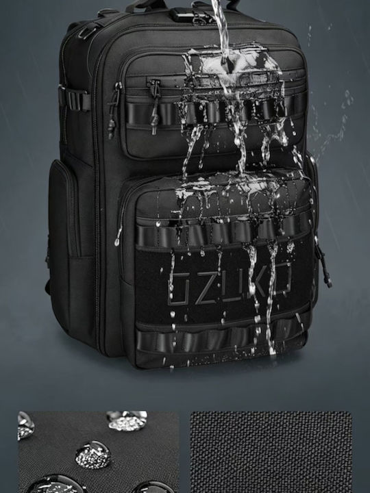 Ozuko Backpack Αδιάβροχο Μαύρο