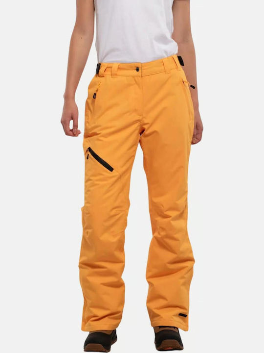 Icepeak Curlew 454040659-437 Damen Ski- und Snowboardhose Gelbe