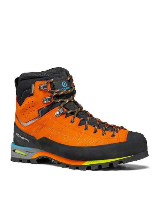Scarpa Zodiac Tech Men's Hiking Boots Waterproof with Gore-Tex Membrane Orange