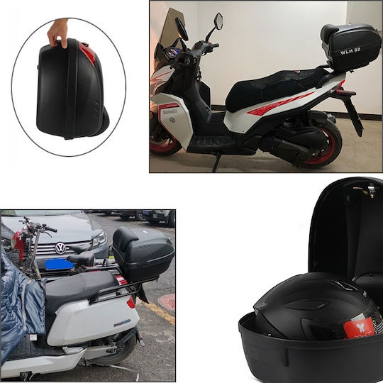 Gmax Мотоциклетен куфар 28 л Черен