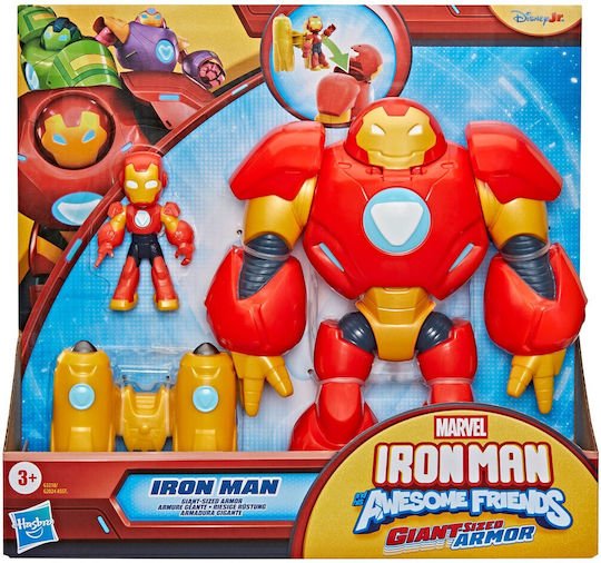 Hasbro Disneyjr Marvel Eisenmann & Seine Großartigen Freunde Riesige Rüstung Eisenmann Figur G3218