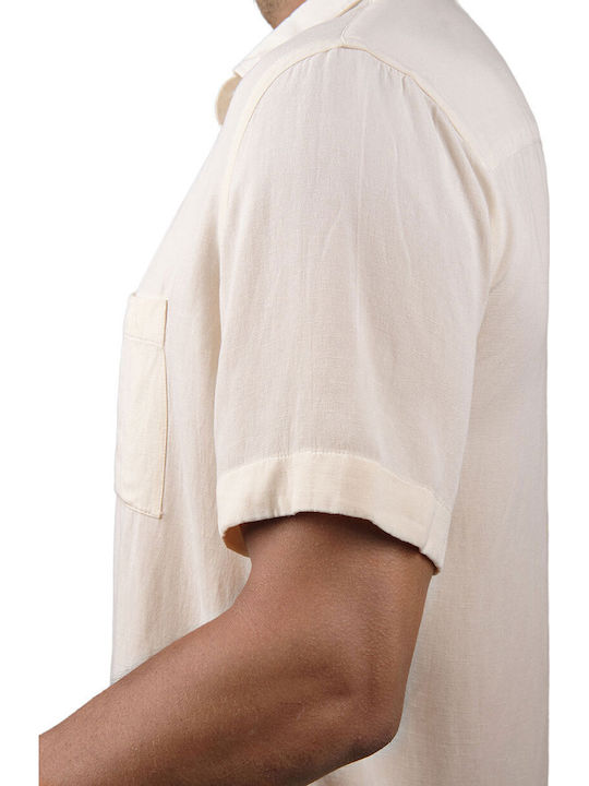 Short Sleeve Shirt Beige