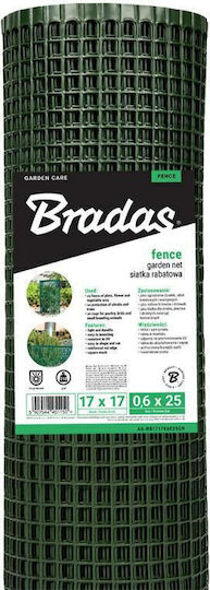 Bradas Grünes Balkonnetz 0,4 × 50 m