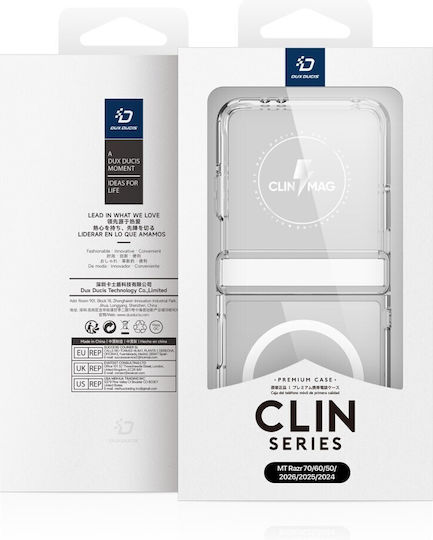 Dux Ducis Clin Series Back Cover Plastic Transparent (Razr 50 Ultra)