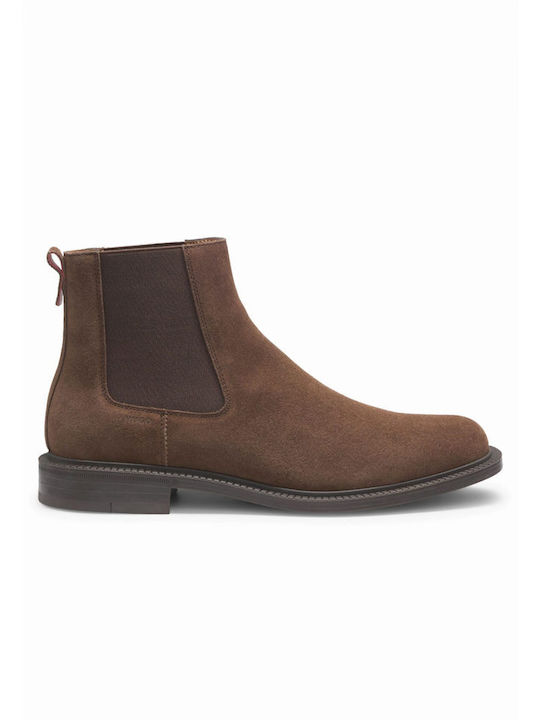 Leather Brown Chelsea Boots