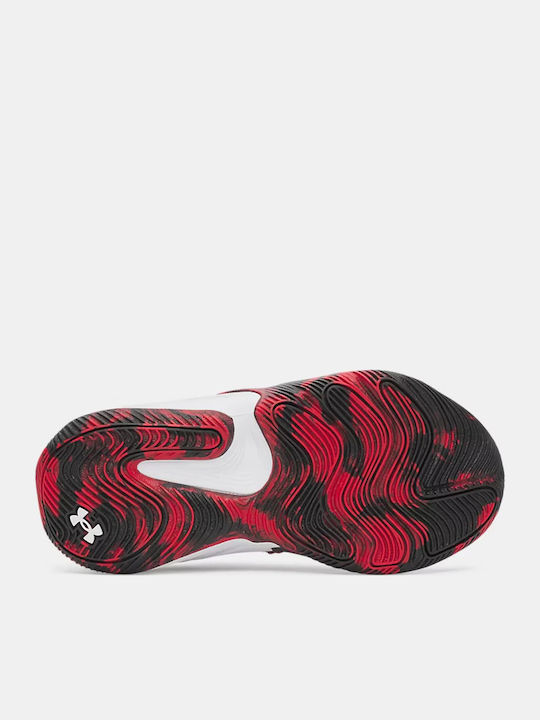 Kids Sports Shoes Basketball with Laces Red