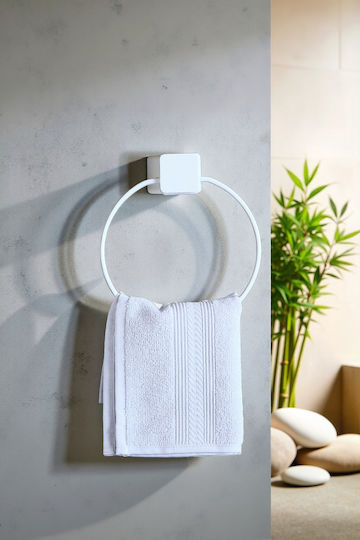 SteweHome Bathroom Ring Single with Screws Inox Black