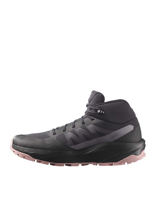 Salomon Women's Hiking Boots Waterproof with Gore-Tex Membrane Black Salomon Women's Hiking Boots Waterproof with Gore-Tex Membrane Black