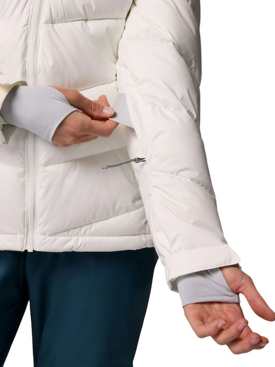 Columbia Abbott Peak Ii Insulated 2105111-125 Дамско Яке за Ски и Сноуборд Бяло