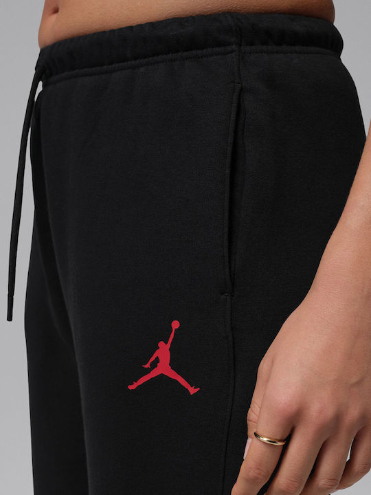 Damen Jogginghose Fleece Schwarz