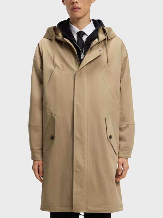 Мъжко палто Beige