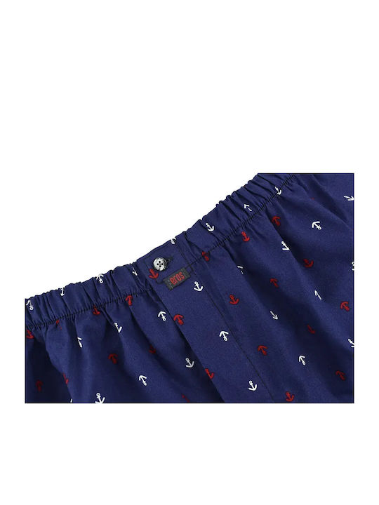 Herren Boxershorts  Blau Erm169