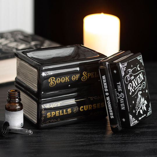 Halloween Καυστήρας Αιθέριων Ελαίων & Wax Melts Book Spells