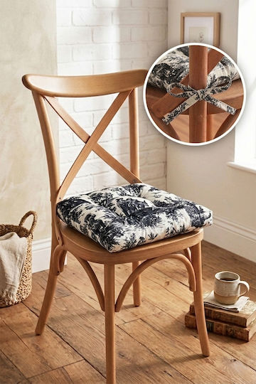 SteweHome Garden Chair Cushion Blue 40x40cm