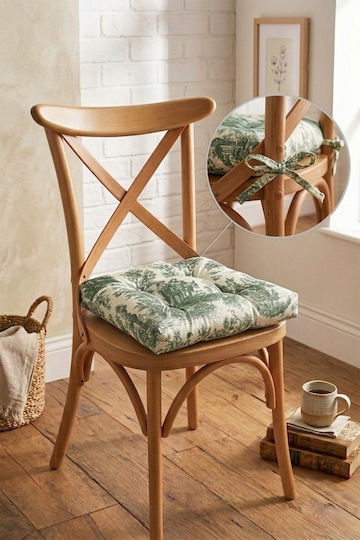SteweHome Garden Chair Cushion Blue 40x40cm