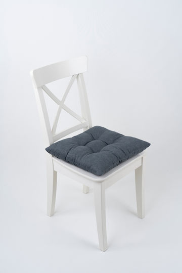 SteweHome Garden Chair Cushions Grey And Cream 40x40cm