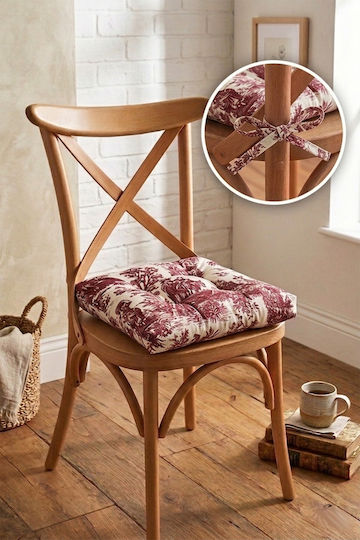 SteweHome Garden Chair Cushion Blue 40x40cm