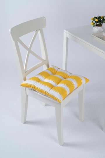 SteweHome Garden Chair Cushions Grey And Cream 40x40cm