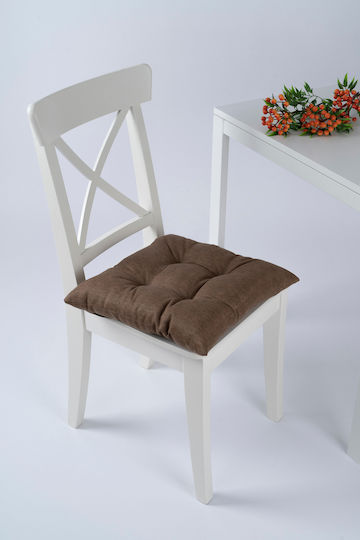 SteweHome Garden Chair Cushions Grey And Cream 40x40cm