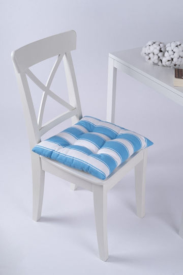 SteweHome Garden Chair Cushions Grey And Cream 40x40cm
