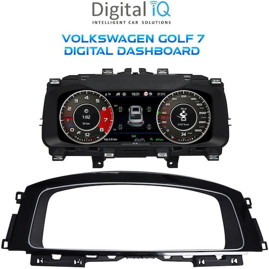 Digital Iq Dyl 747_dc 12.5" Digital Instrument Cluster Vw Golf 7 7.5 Gti R R Line Mod 2013-2020 Hdmi Input
