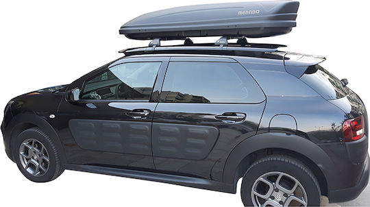 Nordrive Kit Roof Bars Legs Menabo Marathon 460lt Dark Citroen C4 Cactus 2014-2020 3 Pieces
