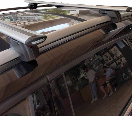 Menabo Car Roof Bars Roof Box Fender XL Aluminum with Locks Ford Kuga 2013>2019 2 Pieces Mb.fkuga.09