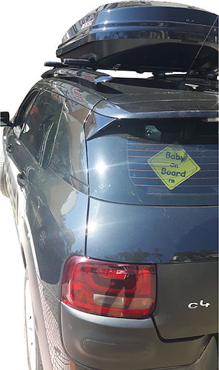 Menabo Kit Bars Legs Roof Rack Menabo Diamond 450 Citroen C4 Cactus 2014-2020 3 Pieces Mb.cc4c.03
