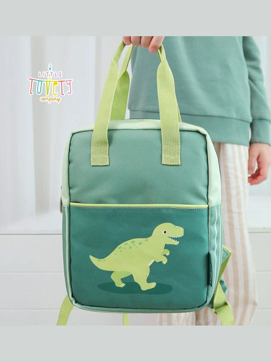 With Stainless Steel Water Bottle & Bento Lunchbox School Set Silver
