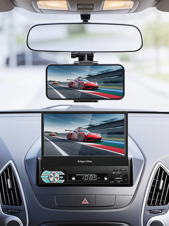 Car Radio Kruger&matz Km2018 7" Retractable Screen Carplay Androidauto