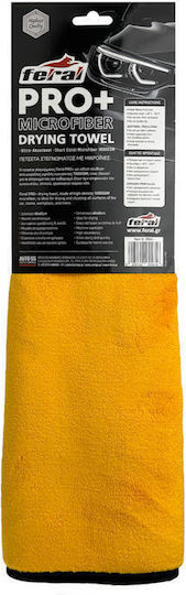 Пешка за Сушене Microfiber Feral Pro+ 40x60cm 1000gsm Жълта