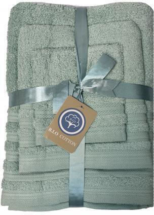 Xionoula Home Gesicht-Badetuch 50x100cm Aqua Gewicht 600gr/m²