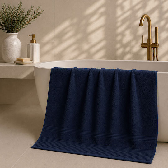Astron Italy Set Prosoape De Baie 3 Bucăți Navy Blue Greutate 600gr/m²