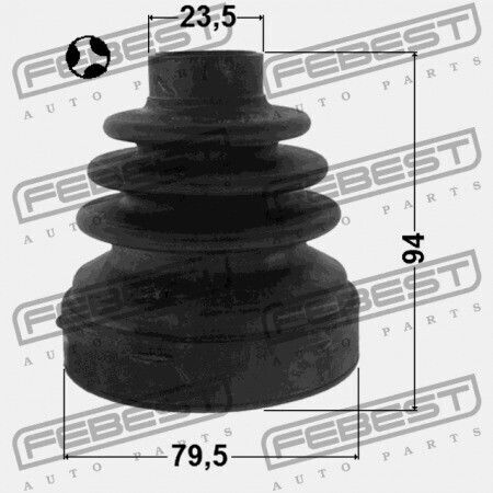 Nissan Tiida Jpn Make C11 Εσωτερικό Κάλυμμα Αρθρώσεων 2005.08-2012.06 Gl 39741-en025