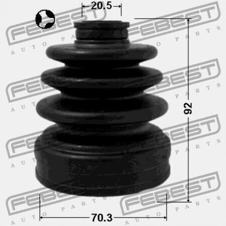 Subaru Impreza G11 Вътрешно Покритие На Съединения 2000.02-2007.04 Jp 28323-ag010